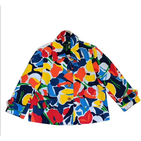 Lauren Ralph Lauren Jackets & Blazers - Women's Lauren Ralph Lauren Jacket Size L Multi-color